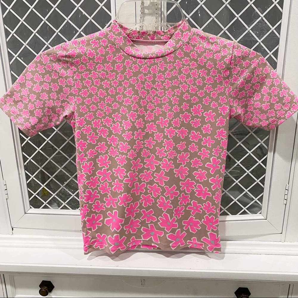 Stella McCartney kids floral rashguard Sz 8years